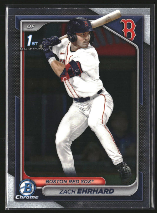 Zach Ehrhard 2024 Bowman Draft BDC-146 Chrome Boston Red Sox