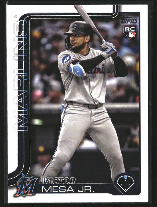 Victor Mesa Jr. 2025 Topps Update US220 RC RC Miami Marlins