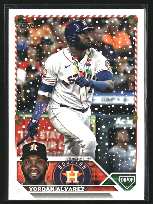 Yordan Alvarez 2023 Topps Holiday H160 Houston Astros
