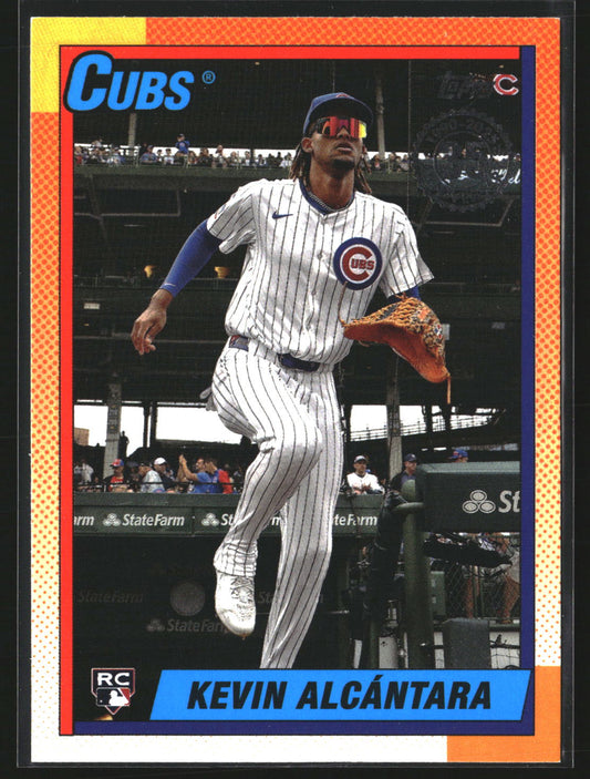 Kevin Alcántara 2025 Topps 90B2-42 1990 Topps Baseball 35th (Series Two) Cubs