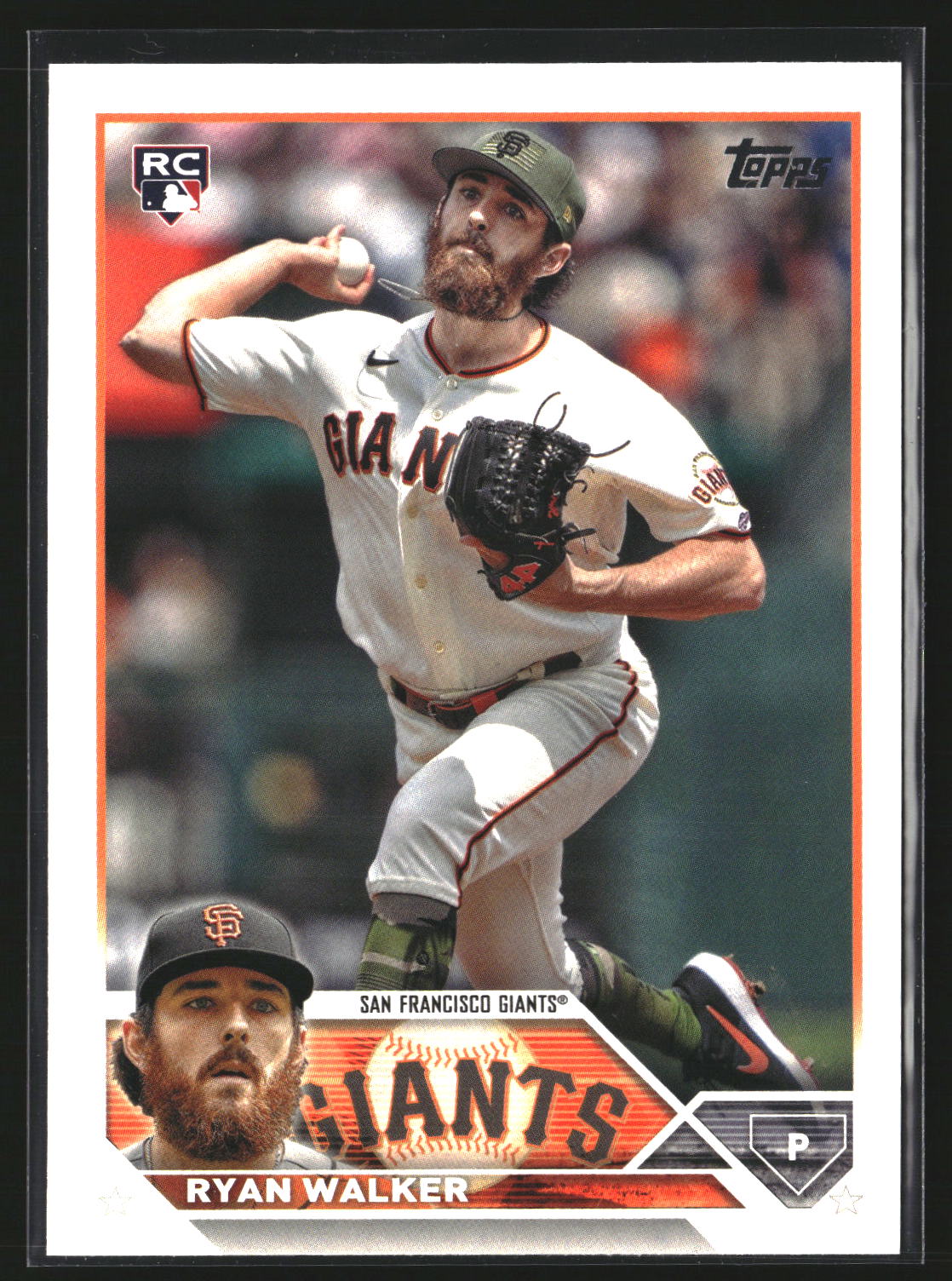Ryan Walker 2023 Topps Update US58 RC RC San Francisco Giants
