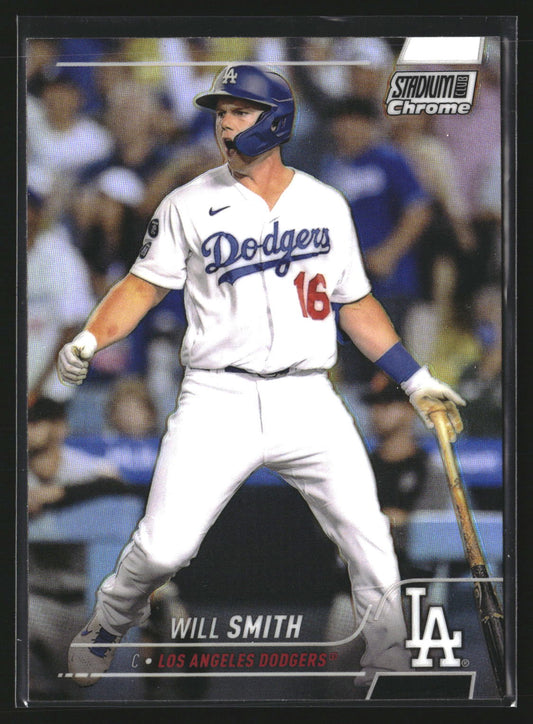 Will Smith 2022 Stadium Club Chrome 263 Refractor Los Angeles Dodgers