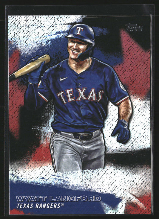Wyatt Langford 2026 Topps SMLB-58 Stars of MLB Texas Rangers