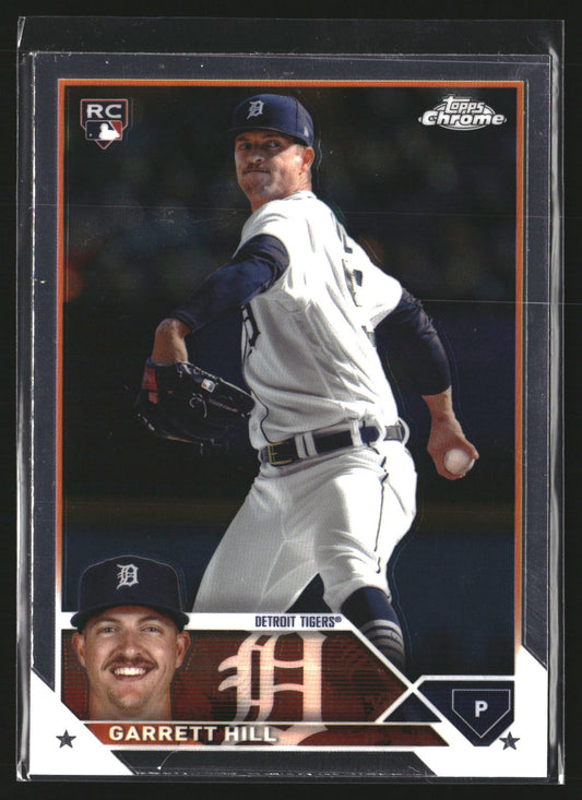 Garrett Hill 2023 Topps Chrome Update USC43 RC RC Detroit Tigers