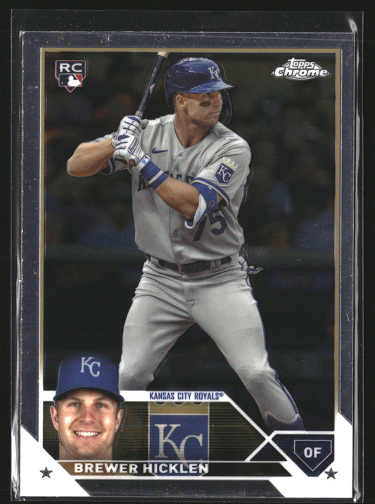 Brewer Hicklen 2023 Topps Chrome Update USC89 RC RC Kansas City Royals