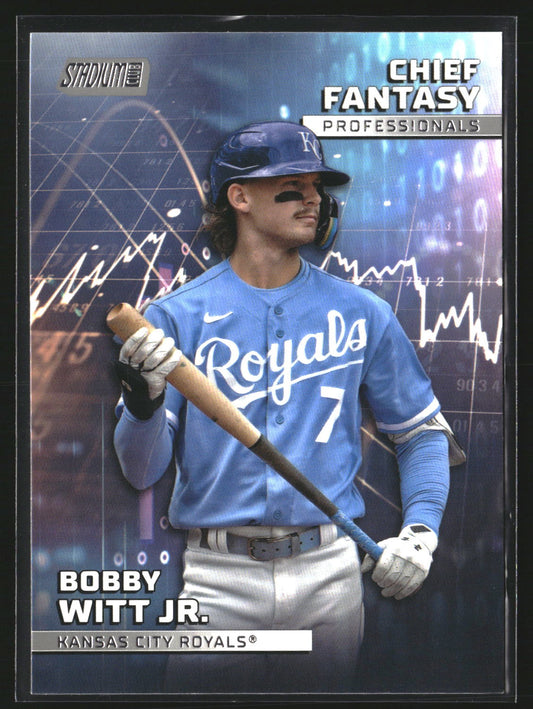 Bobby Witt Jr. 2023 Stadium Club CFPRO-13 Chief Fantasy Professionals Royals