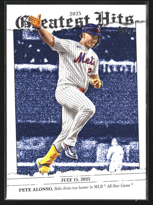 Pete Alonso 2026 Topps GH-28 2025 Greatest Hits New York Mets