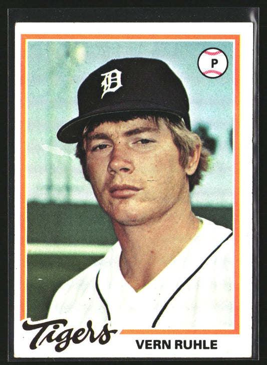 Vern Ruhle 1978 Topps 456 Detroit Tigers