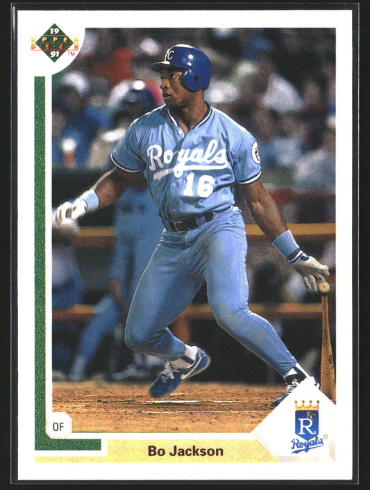 Bo Jackson 1991 Upper Deck 545 Kansas City Royals