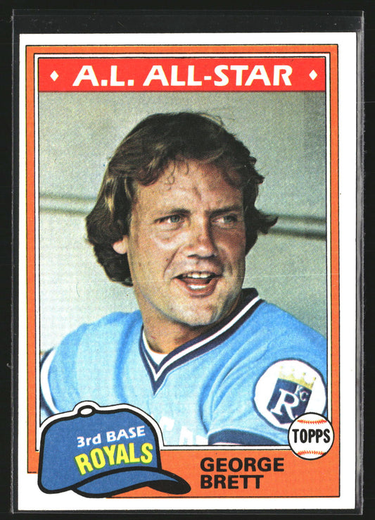 George Brett 1981 Topps 700 Kansas City Royals