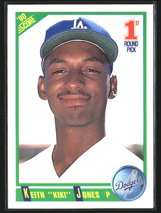 Keith "Kiki" Jones 1990 Score 676 RC RC Los Angeles Dodgers