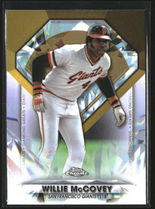Willie McCovey 2022 Topps Chrome Update DGC-46 Diamond Greats Die Cuts Giants