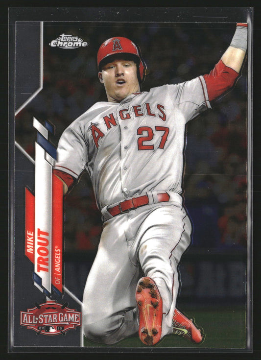 Mike Trout 2020 Topps Chrome Update U-69 Los Angeles Angels