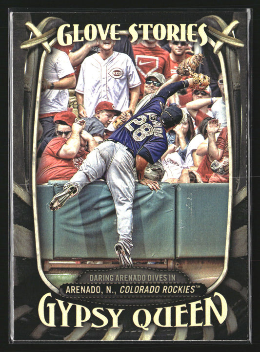 Nolan Arenado 2016 Topps Gypsy Queen GS-2 Glove Stories Colorado Rockies