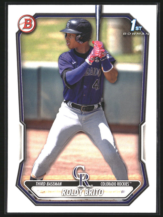 Roldy Brito 2026 Bowman BP-21 Prospects Colorado Rockies