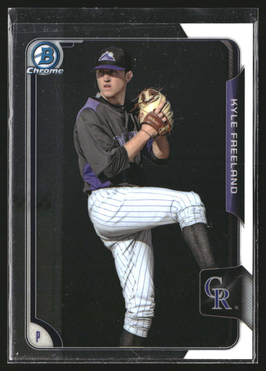 Kyle Freeland 2015 Bowman Chrome BCP187 Prospects Colorado Rockies
