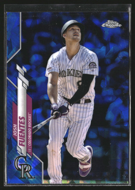 Josh Fuentes 2020 Topps Chrome Update Sapphire Edition U-17 Colorado Rockies