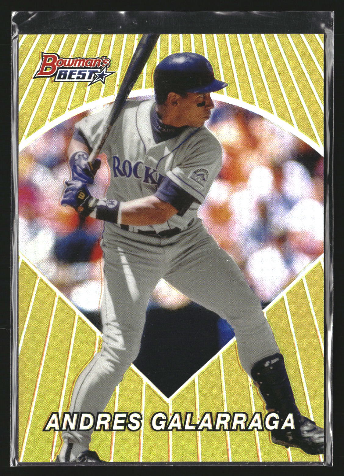 Andres Galarraga 2016 Bowman's Best 96BB-AG 1996 Bowman's Best Colorado Rockies