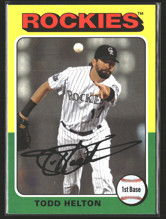 Todd Helton 2019 Topps Archives 175 Colorado Rockies