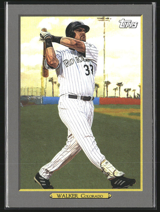 Larry Walker 2020 Topps Update TR-47 Turkey Red 2020 Colorado Rockies