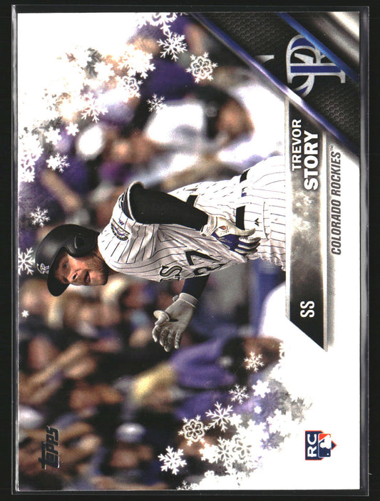 Trevor Story 2016 Topps Holiday HMW136 RC RC Colorado Rockies