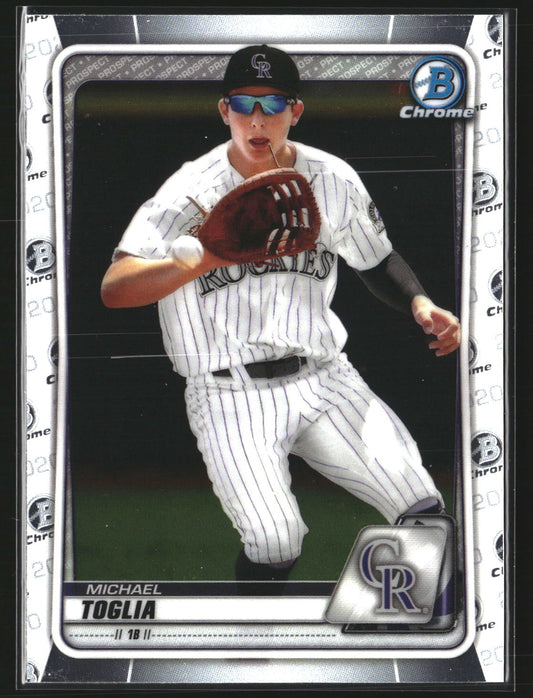 Michael Toglia 2020 Bowman Chrome BCP-225 Prospects Colorado Rockies