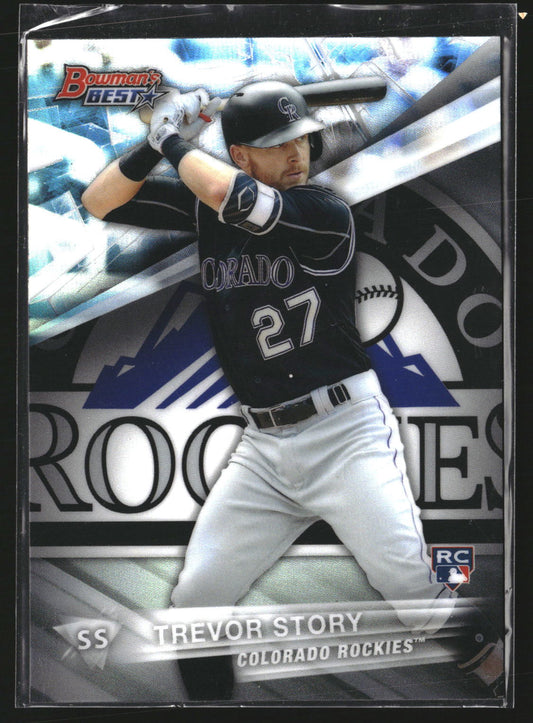 Trevor Story 2016 Bowman's Best 12 Refractor Colorado Rockies
