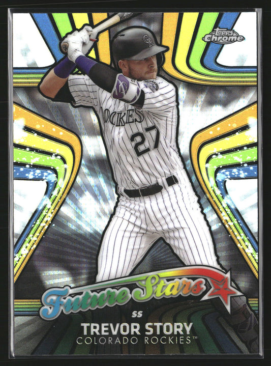 Trevor Story 2017 Topps Chrome FS-14 Future Stars Colorado Rockies