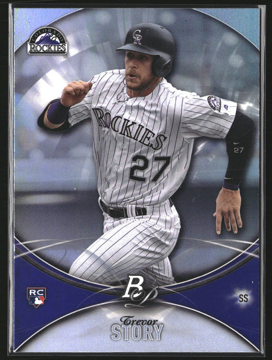 Trevor Story 2016 Bowman Platinum 98 RC RC Colorado Rockies