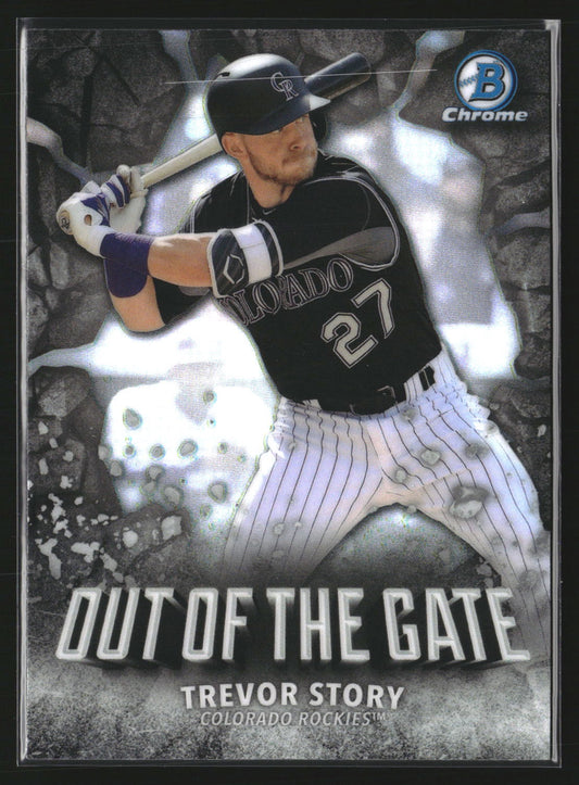 Trevor Story 2016 Bowman Chrome OOG-1 Out Of The Gate Colorado Rockies