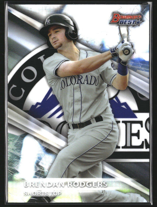 Brendan Rodgers 2016 Bowman's Best TP-2 Top Prospects Colorado Rockies
