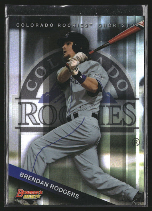 Brendan Rodgers 2015 Bowman's Best TP-45 Top Prospects Colorado Rockies