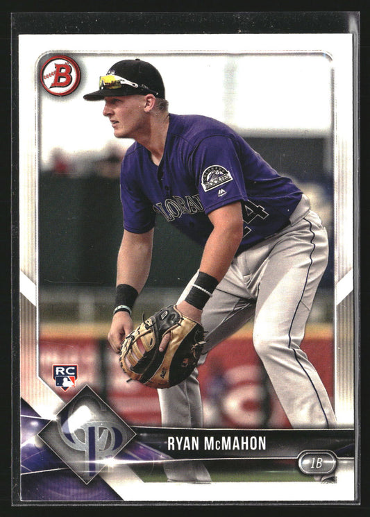 Ryan McMahon 2018 Bowman 99 RC RC Colorado Rockies