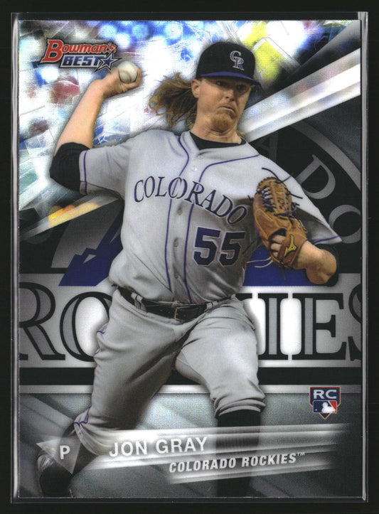 Jon Gray 2016 Bowman's Best 45 Colorado Rockies