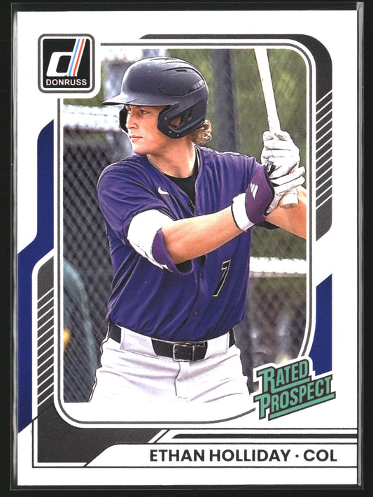 Ethan Holliday 2026 Donruss 159 Colorado Rockies