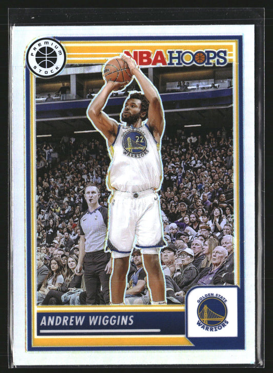 Andrew Wiggins 2023-24 Hoops Premium Stock 140 Golden State Warriors