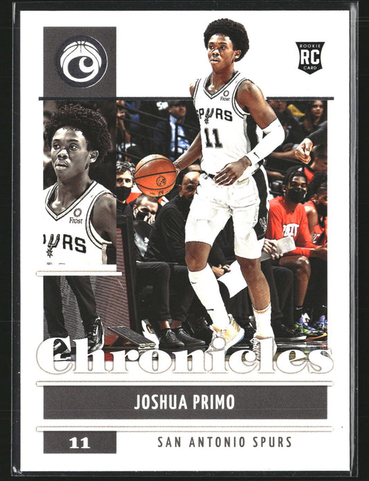 Joshua Primo 2021-22 Panini Chronicles 29 RC RC San Antonio Spurs