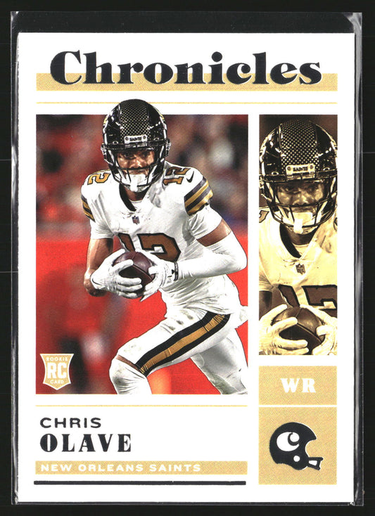 Chris Olave 2022 Panini Chronicles 45 RC RC New Orleans Saints