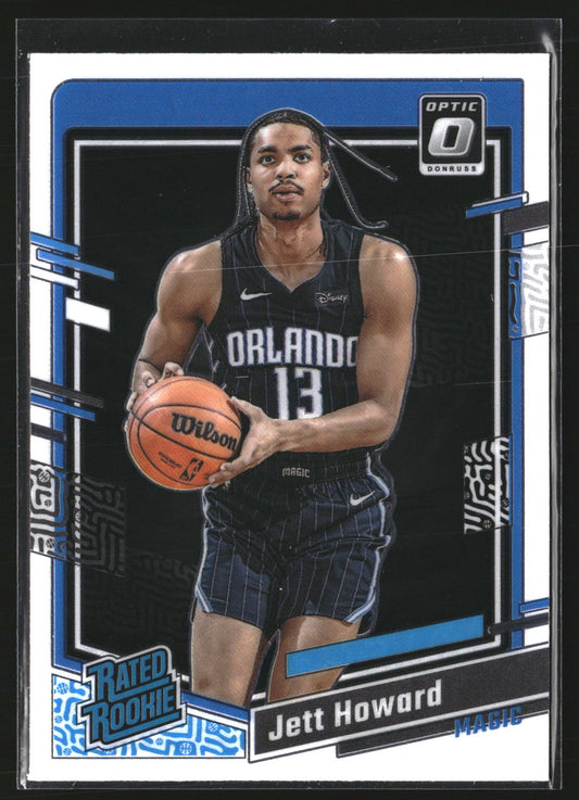Jett Howard 2023-24 Donruss Optic 240 RC RC Orlando Magic