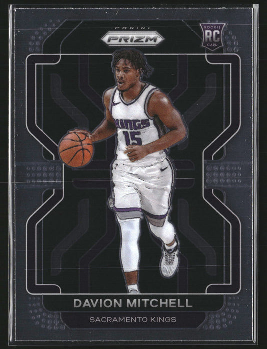 Davion Mitchell 2021-22 Panini Prizm 312 RC RC Sacramento Kings