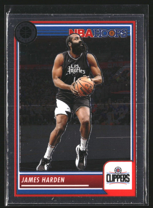 James Harden 2023-24 Hoops Premium Stock 77 Los Angeles Clippers