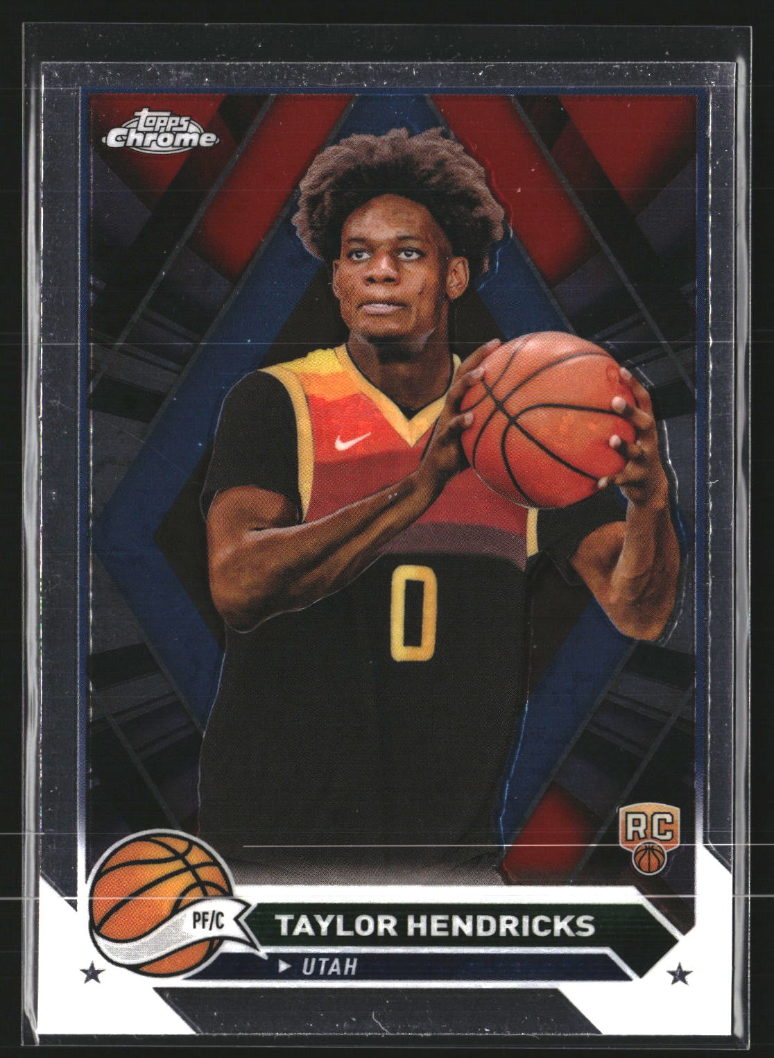 Taylor Hendricks 2023-24 Topps Chrome 147 RC RC Utah Jazz