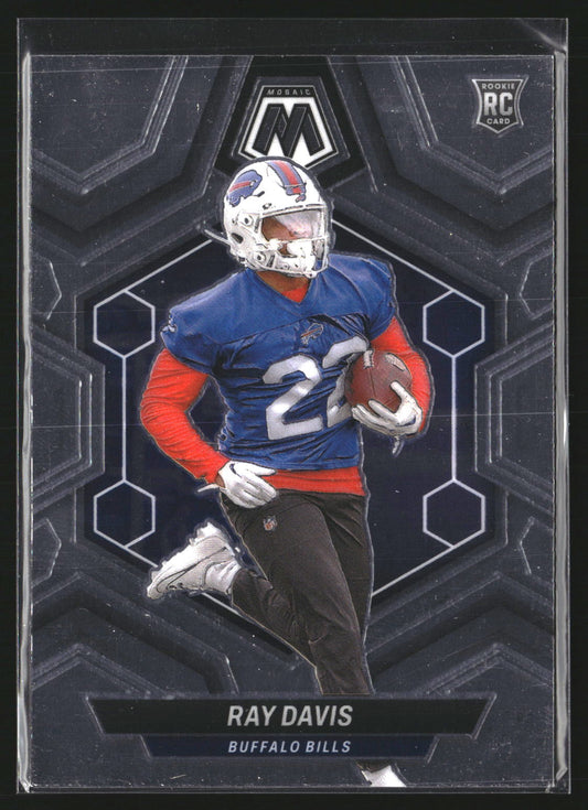 Ray Davis 2024 Panini Mosaic 387 RC RC Buffalo Bills