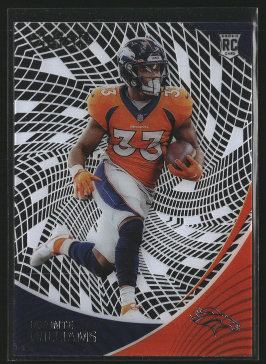 Javonte Williams 2021 Panini Chronicles CVR-18 Clear Vision Rookies Broncos