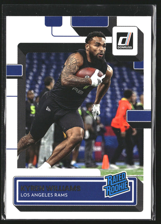 Kyren Williams 2022 Donruss 347 RC RC Los Angeles Rams