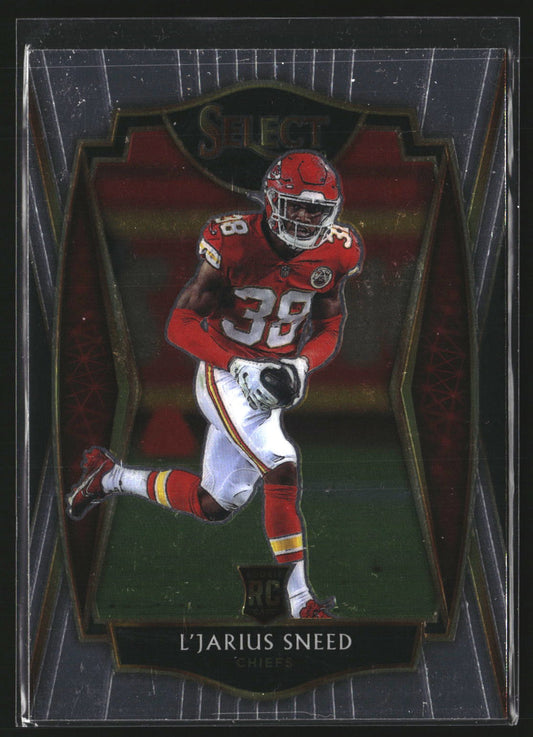 L'Jarius Sneed 2020 Panini Select 185 RC RC Kansas City Chiefs