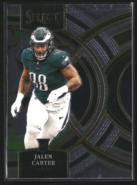 Jalen Carter 2023 Panini Select 171 RC RC Philadelphia Eagles