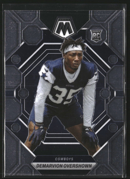 Demarvion Overshown 2023 Panini Mosaic 308 RC RC Dallas Cowboys