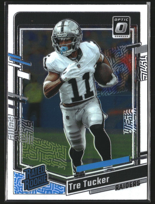 Tre Tucker 2023 Donruss Optic 261 RC RC Las Vegas Raiders