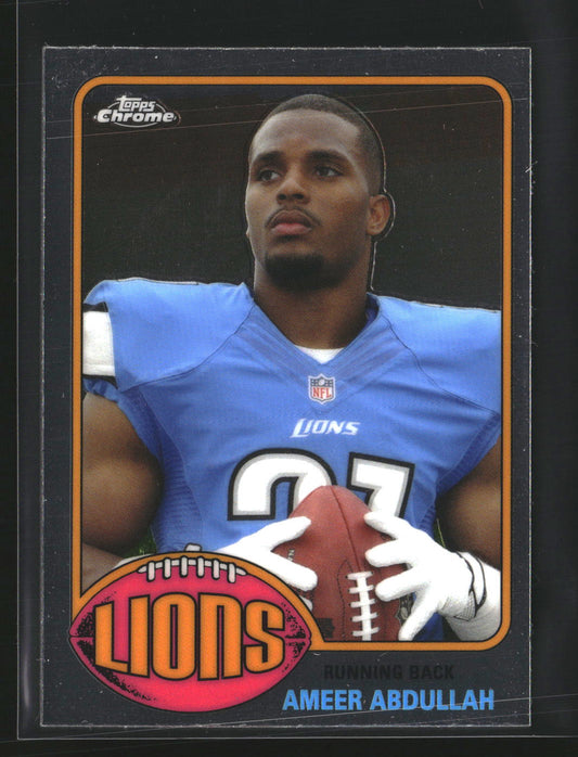 Ameer Abdullah 2015 Topps Chrome 76-AA 1976 Topps Football Detroit Lions